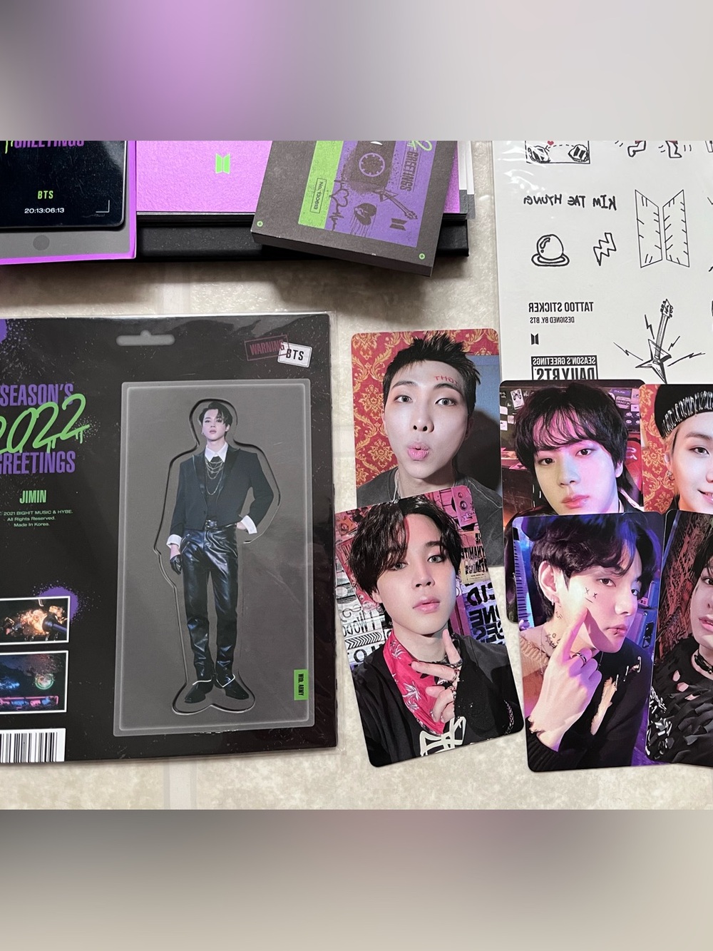 BTS 2022 SEASON'S GREETINGS NEW With Jimin Magnet (used)